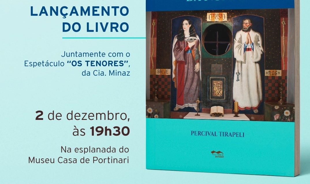 CAPELA DA NONNA, DE PORTINARI, EM LIVRO COM A ASSINATURA DE PERCIVAL TIRAPELI.